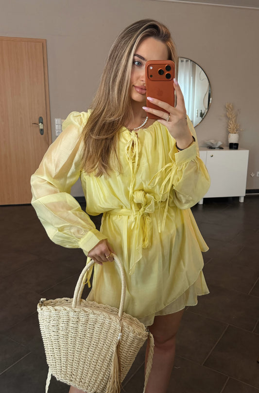 Capri Dress - Lemon