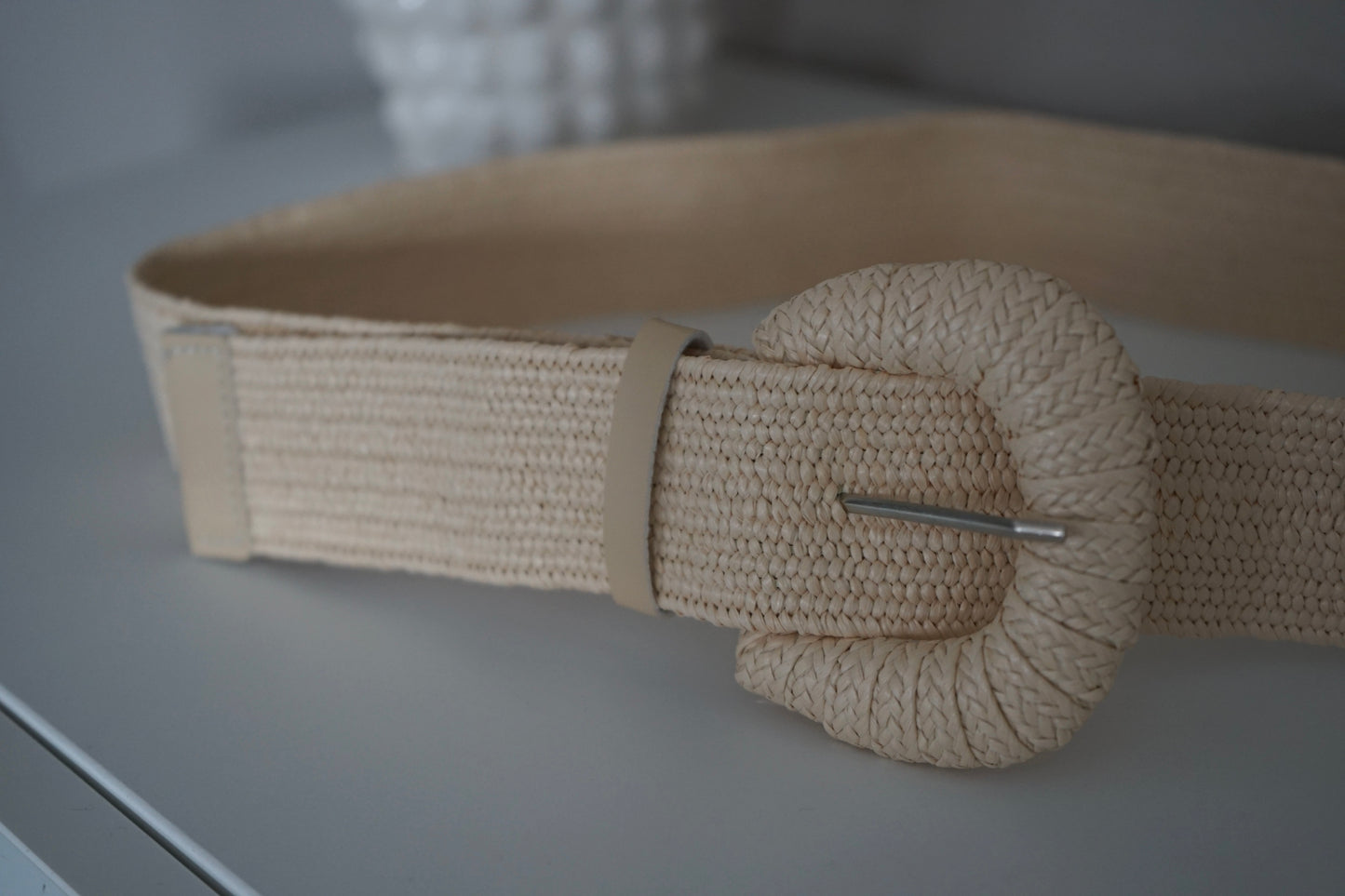 Raffia Gürtel