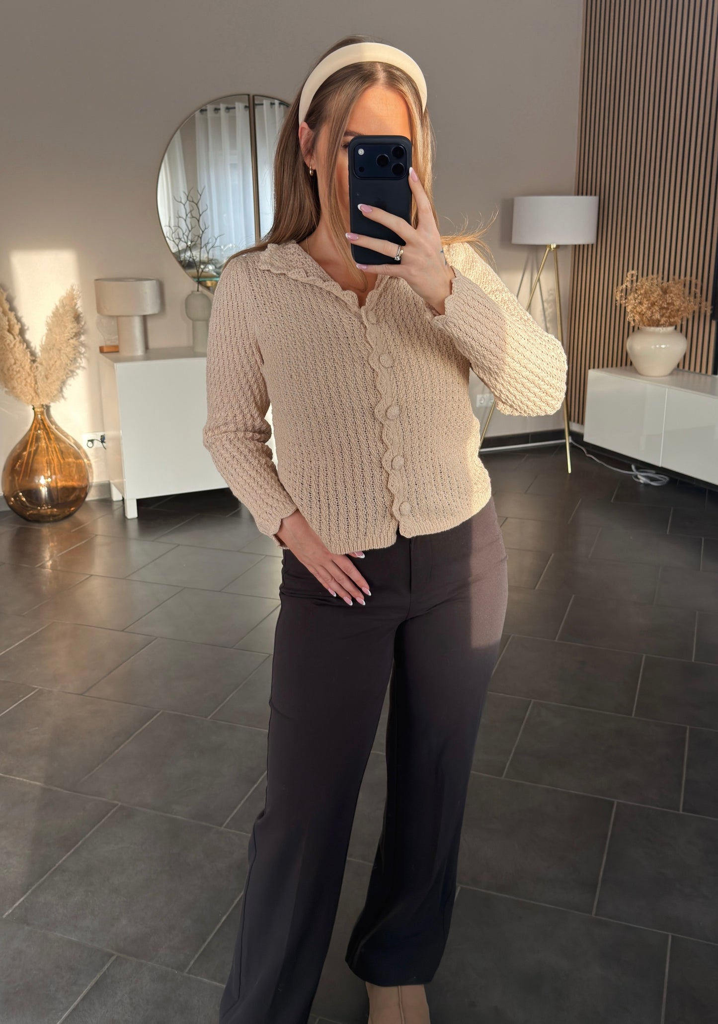 Structured Knit Cardigan - AMELIE