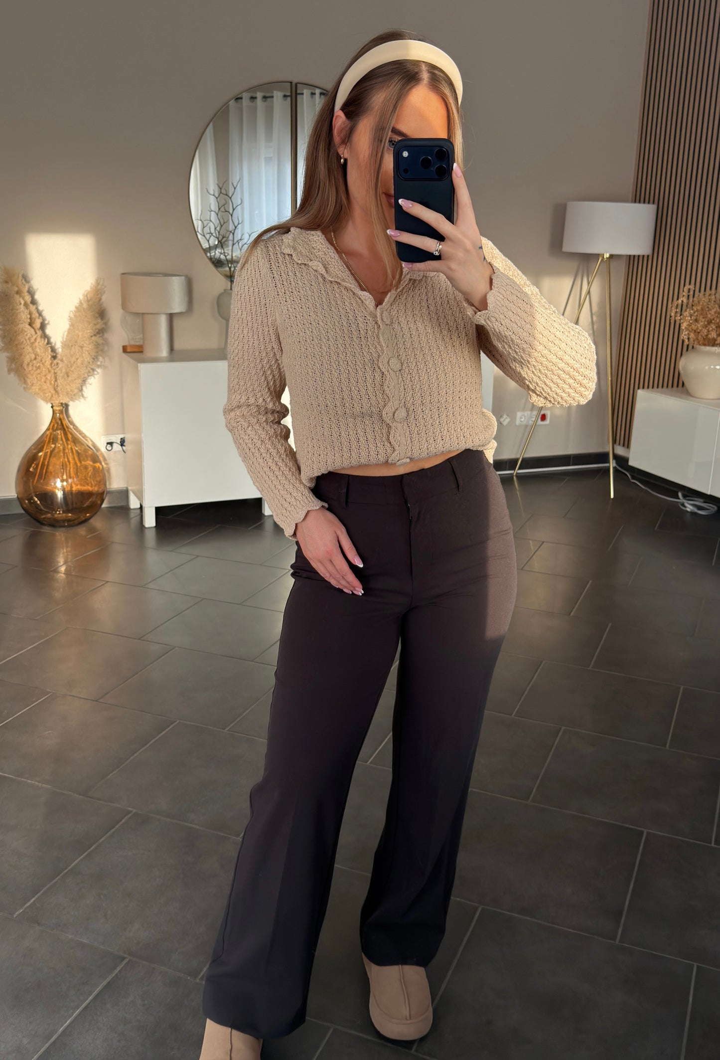 Structured Knit Cardigan - AMELIE